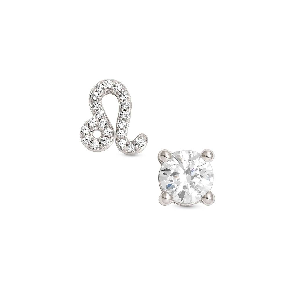 Nomination Orecchini MYZODIAC Leone in argento e zircone Spedizione Gratuita