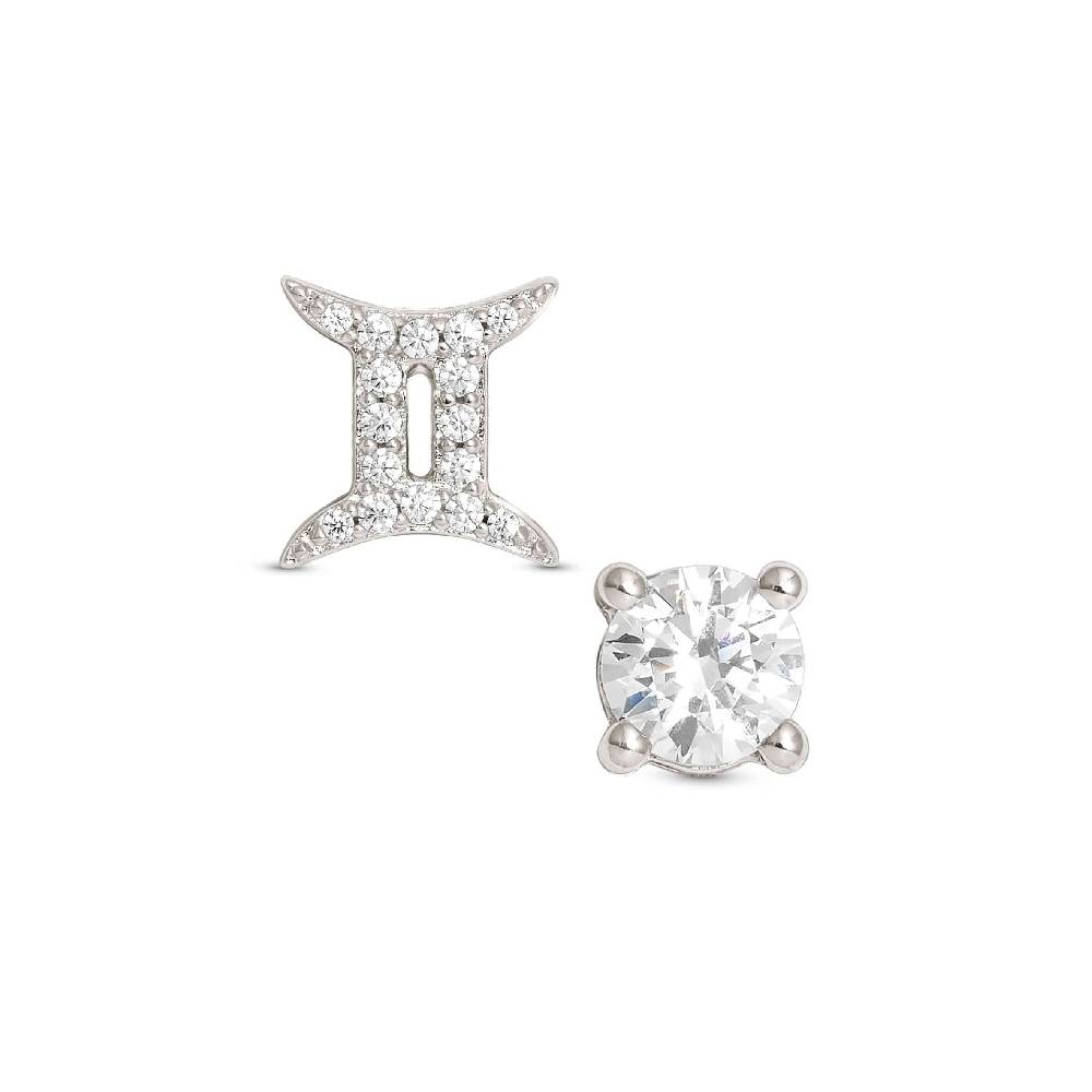 Nomination Orecchini MYZODIAC Gemelli in argento e zircone Qualità Garantita