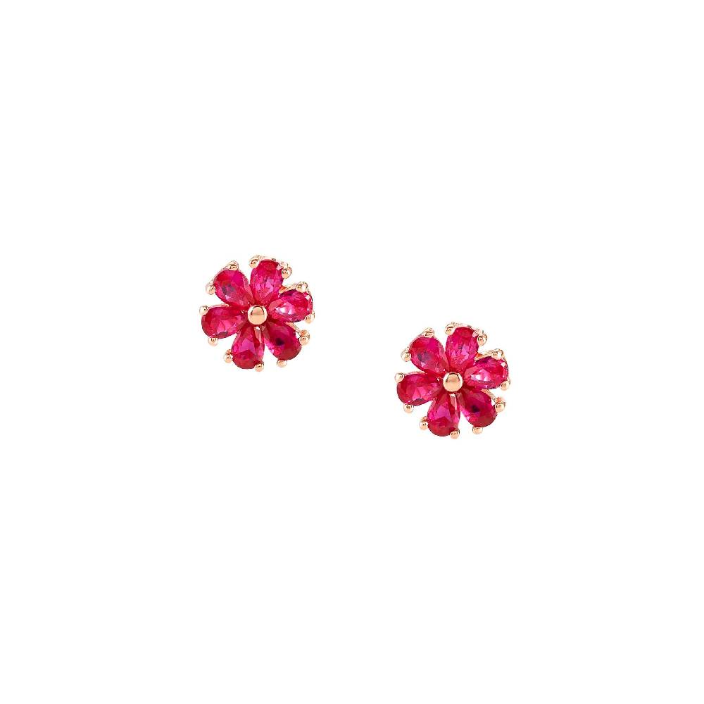 Nomination Orecchini Sweetrock Nature Fiore Oro Rosa