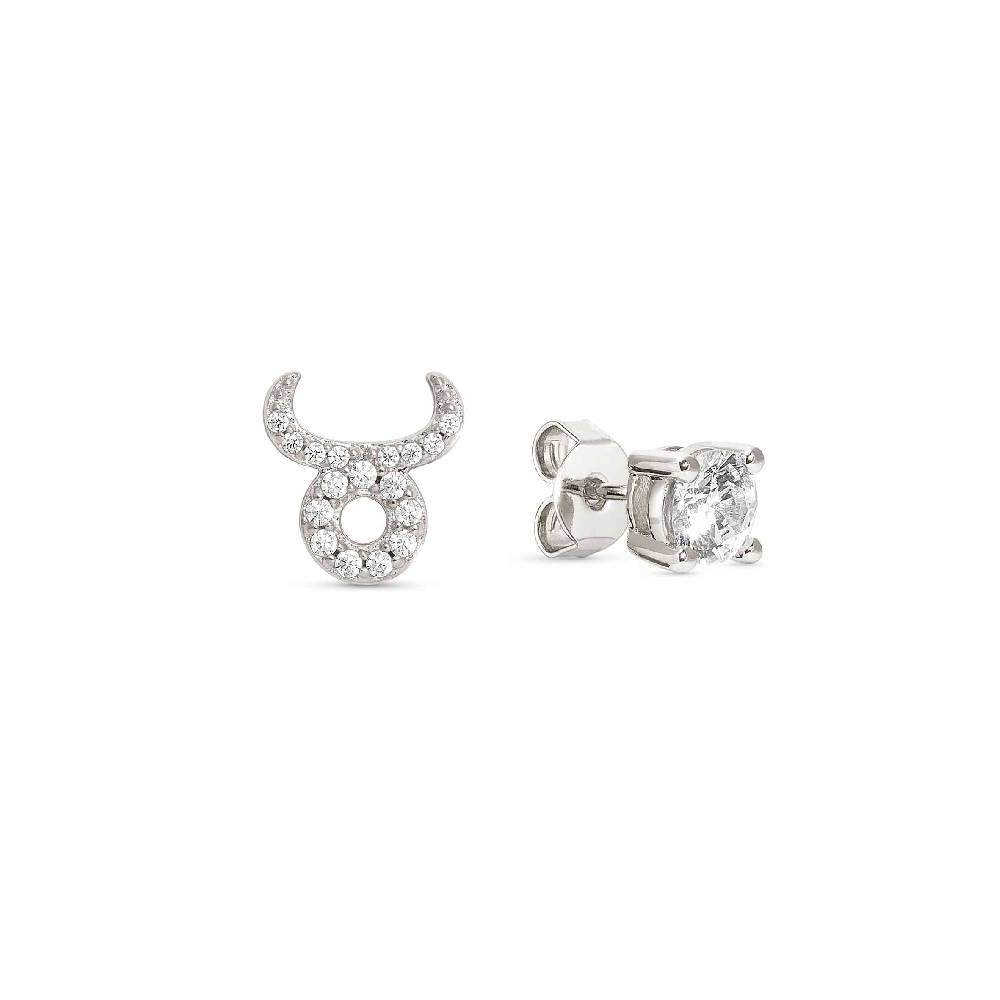 Nomination Orecchini MYZODIAC Toro in argento e zircone