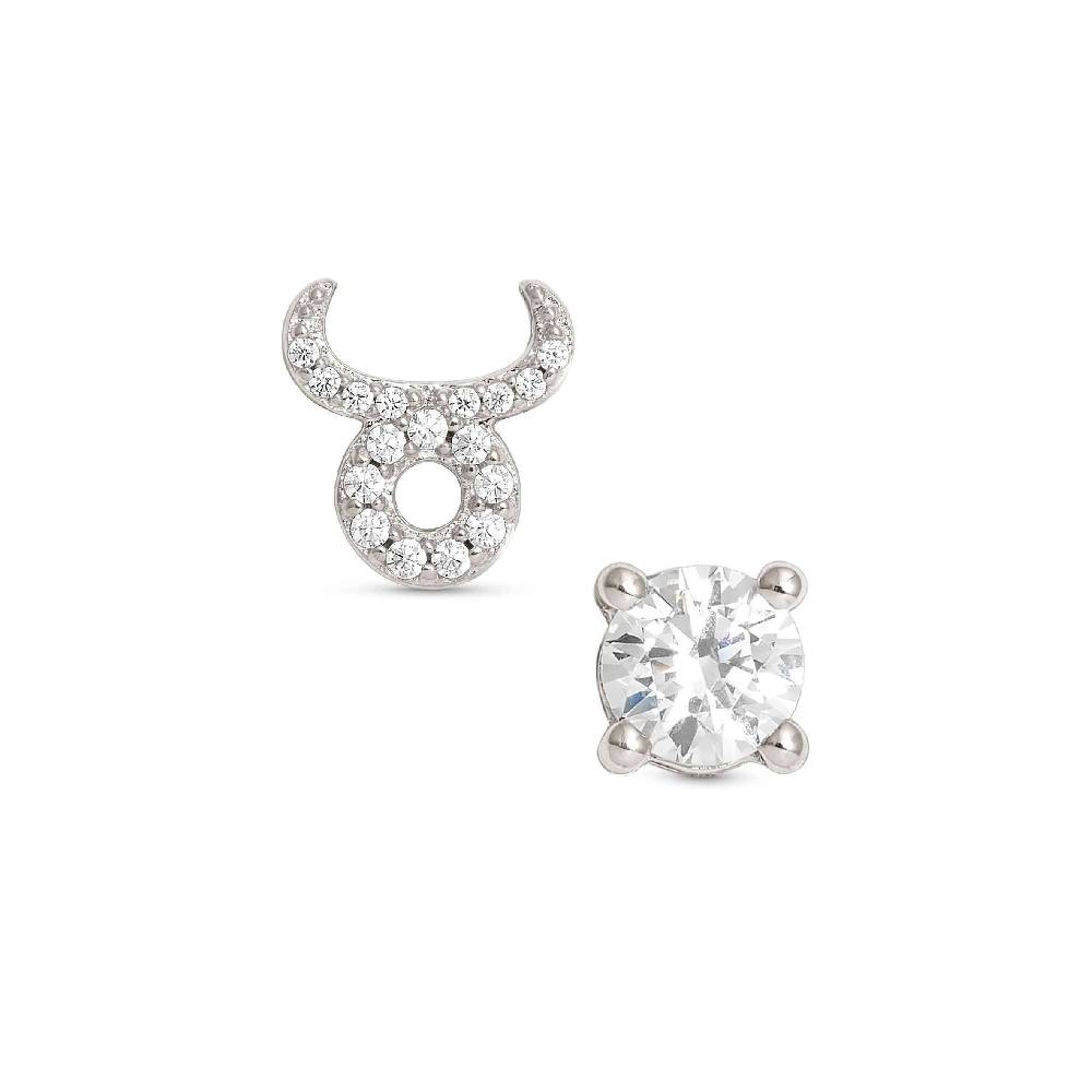 Nomination Orecchini MYZODIAC Toro in argento e zircone Consegna Veloce