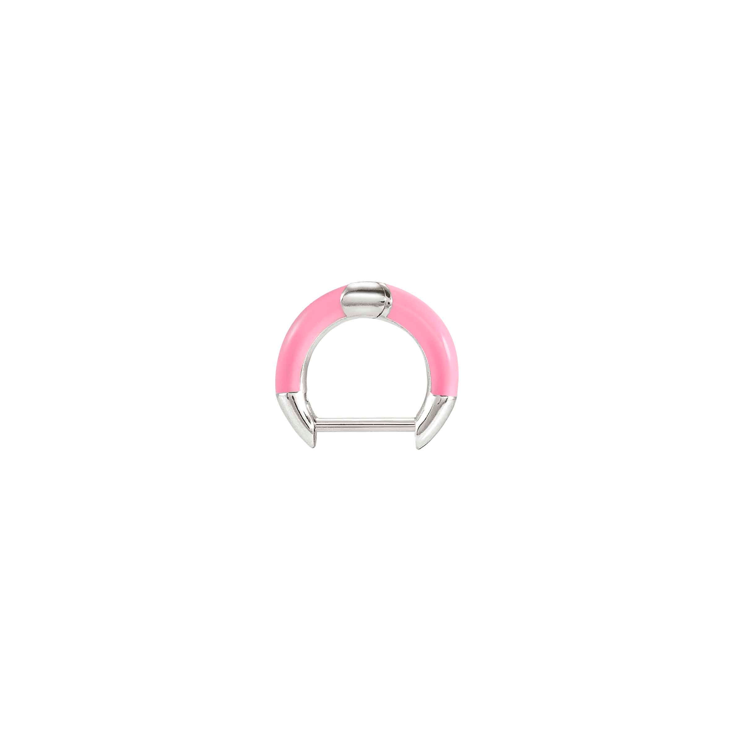 Nomination Orecchino SeiMia in Argento e Smalto Rosa Shopping Online
