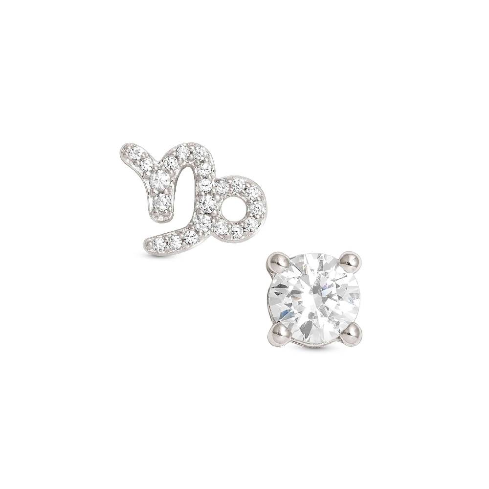 Nomination Orecchini MYZODIAC Capricorno in argento e zircone Prezzo Ridotto