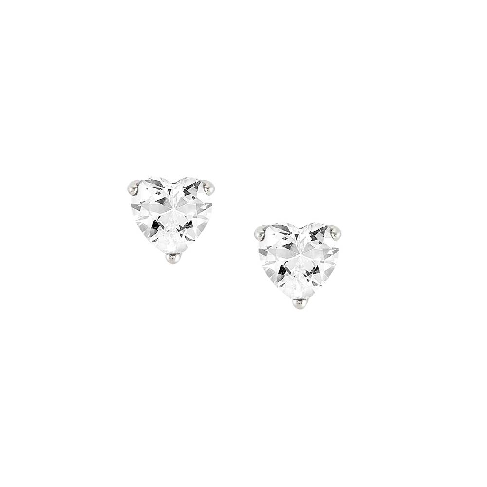 Nomination Orecchini SweetRock argento cuore bianco
