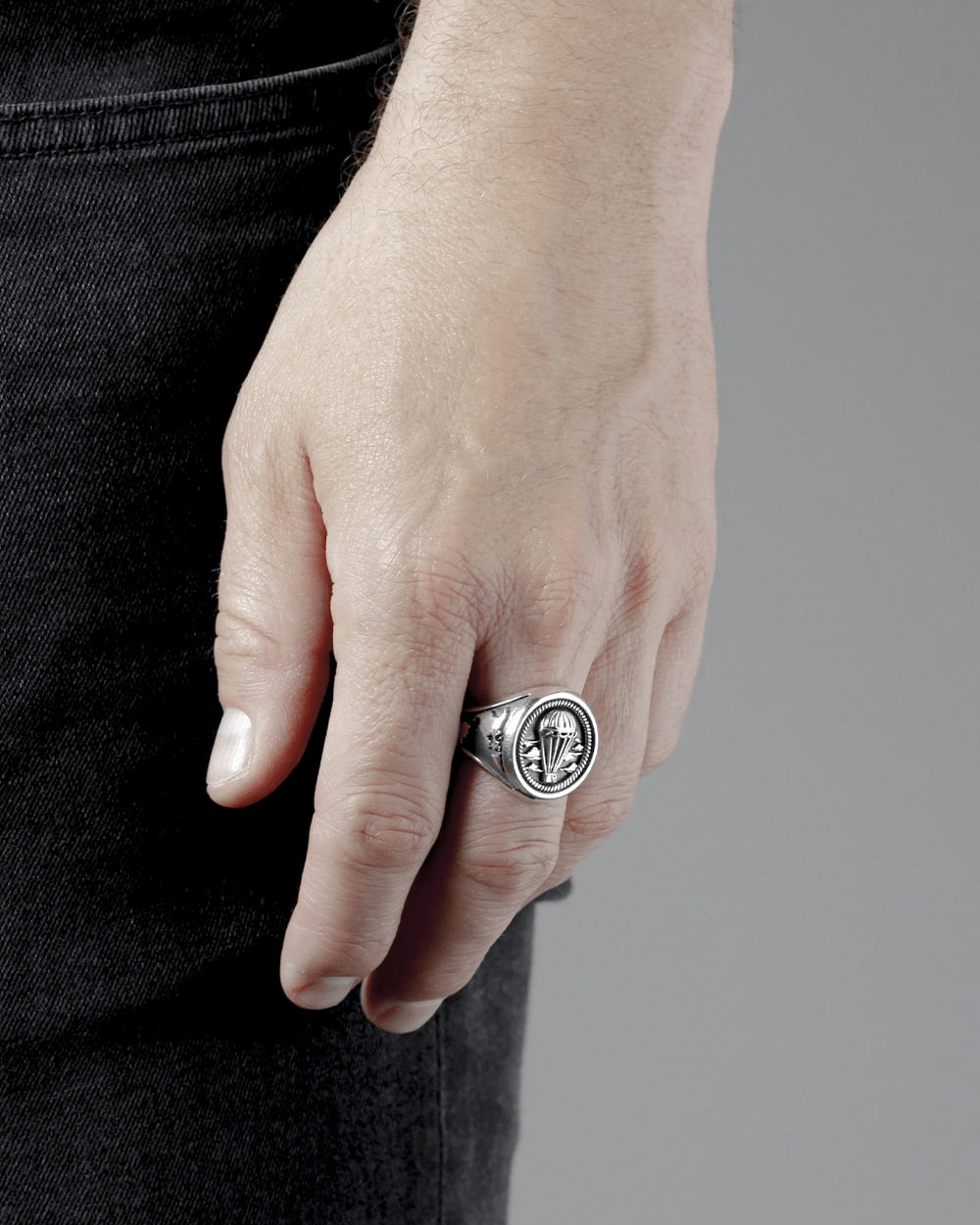 Nove25 ANELLO CHEVALIER MONGOLFIERA IN ARGENTO Online