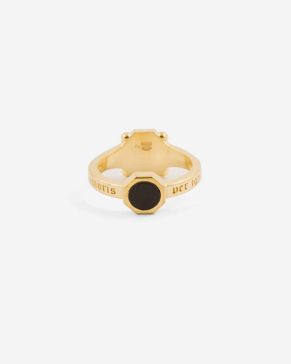 Nove25 ANELLO PER IGNEM AMORIS PLACCATO ORO Offerte