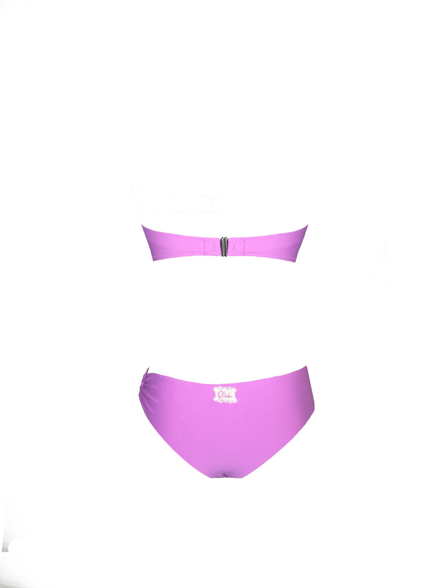 Olivia Gold Reggiseno a fascia + Slip con accessorio In Saldo