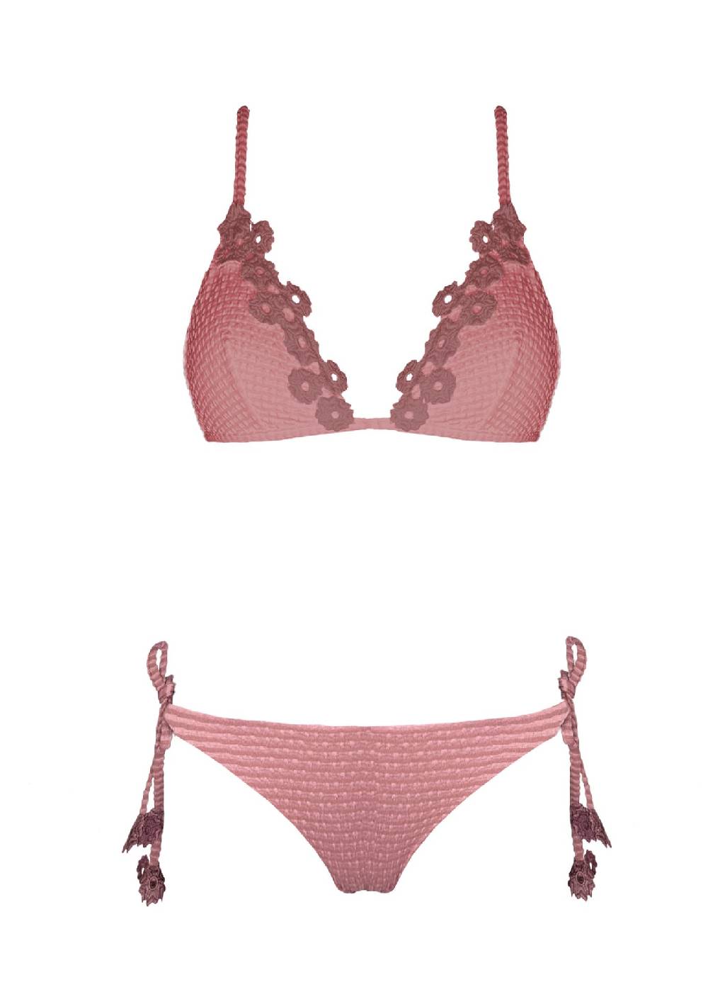 Olivia Gold Reggiseno triangolo fisso + Slip a vita bassa 2025