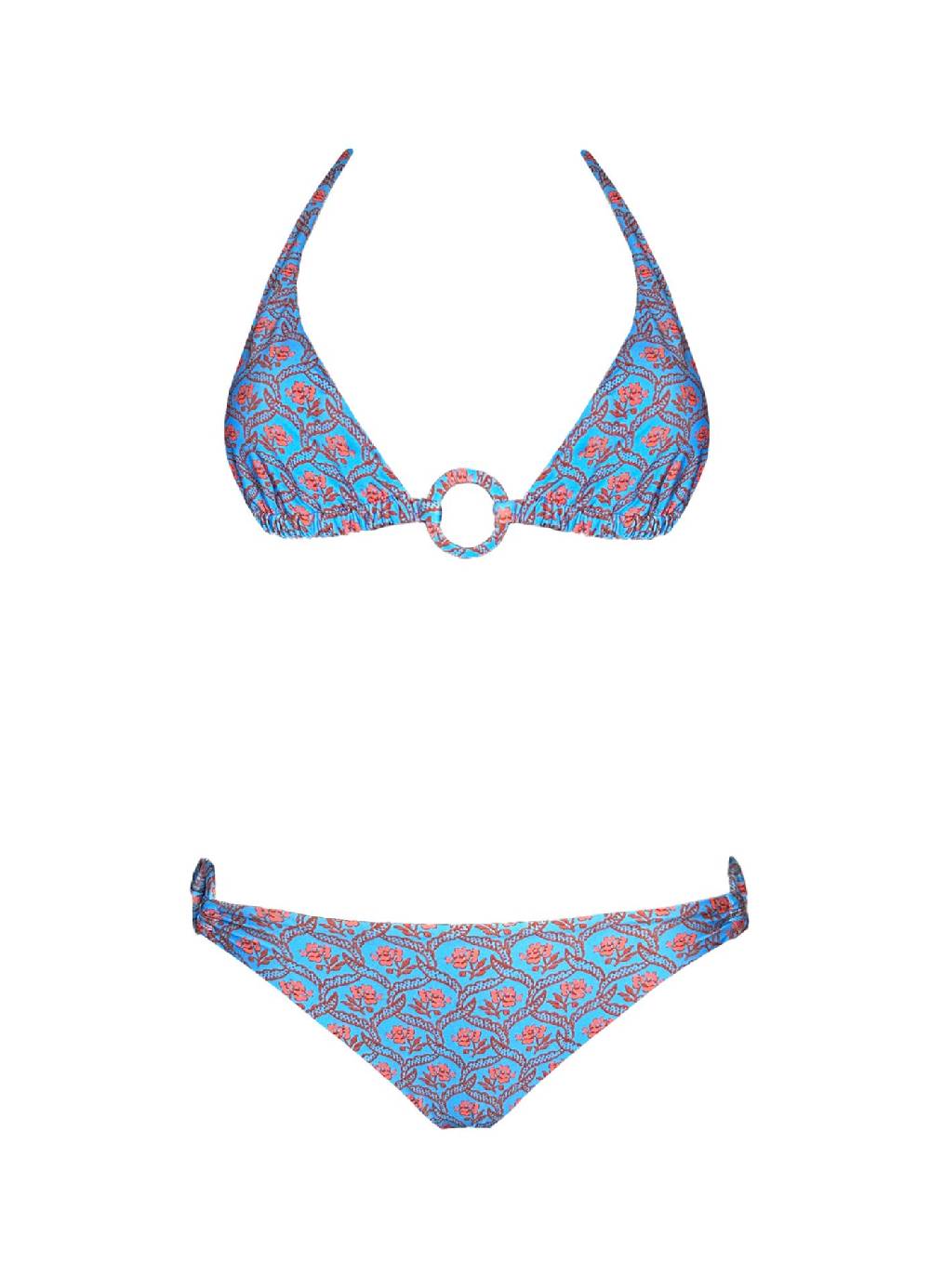 Olivia Gold Reggiseno triangolo + Slip con accessori Consegna Veloce