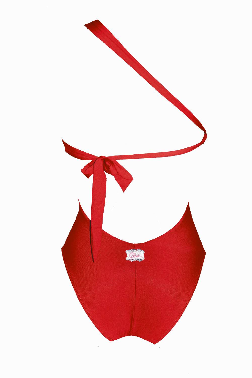 Olivia Gold Intero monospalla con accessorio Moda