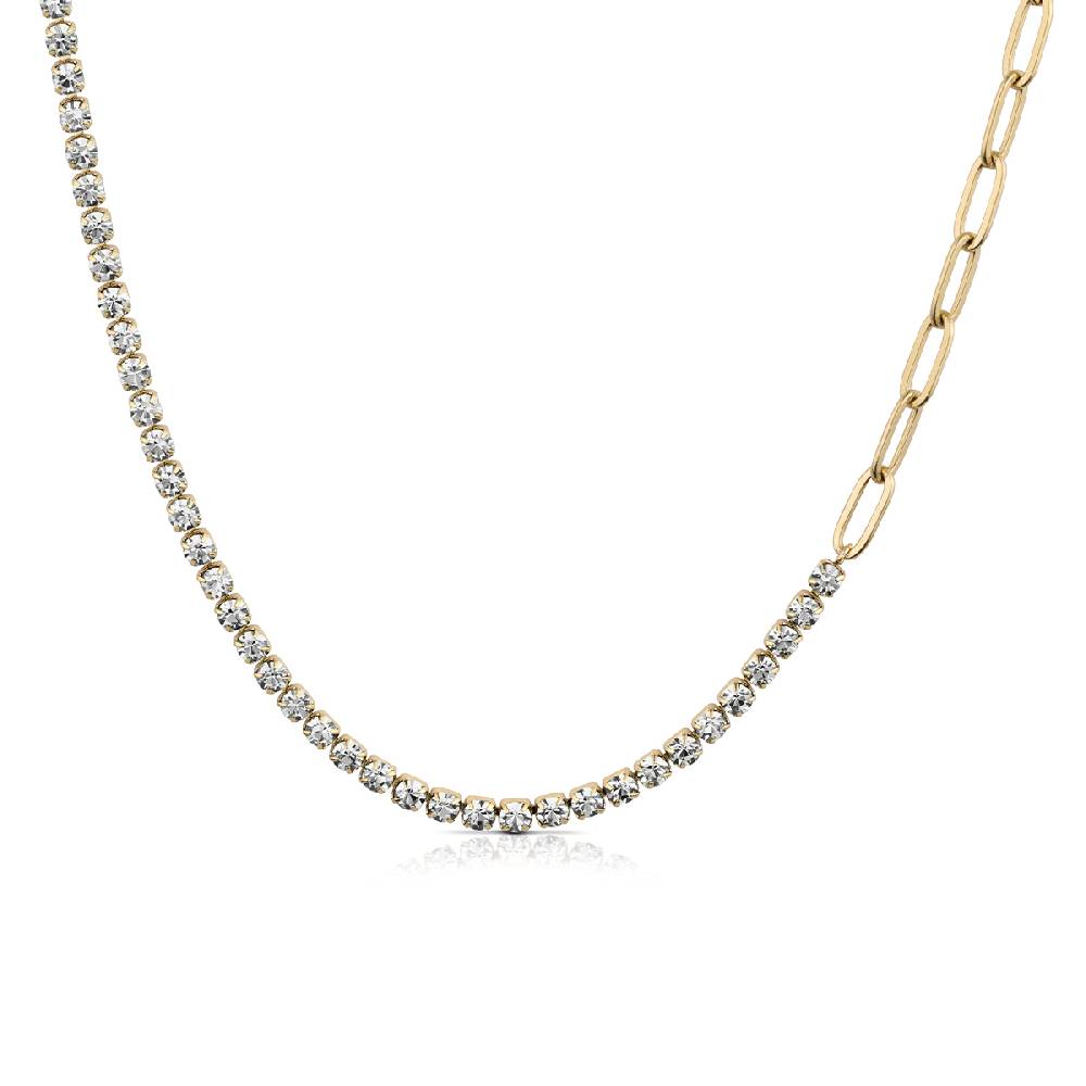 Opsobjects GLIMMER collana tennis con pietre