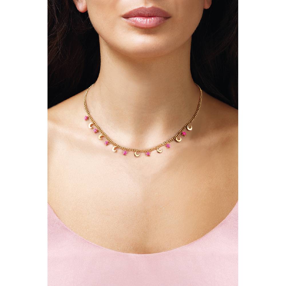 Opsobjects LILY collana con smalto colorato In Saldo