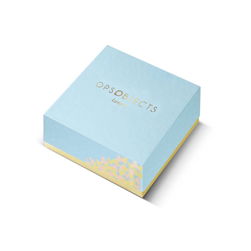 Opsobjects GRACE bracciale con doppia catena e tre maglie ovali diamantate I Più Venduti