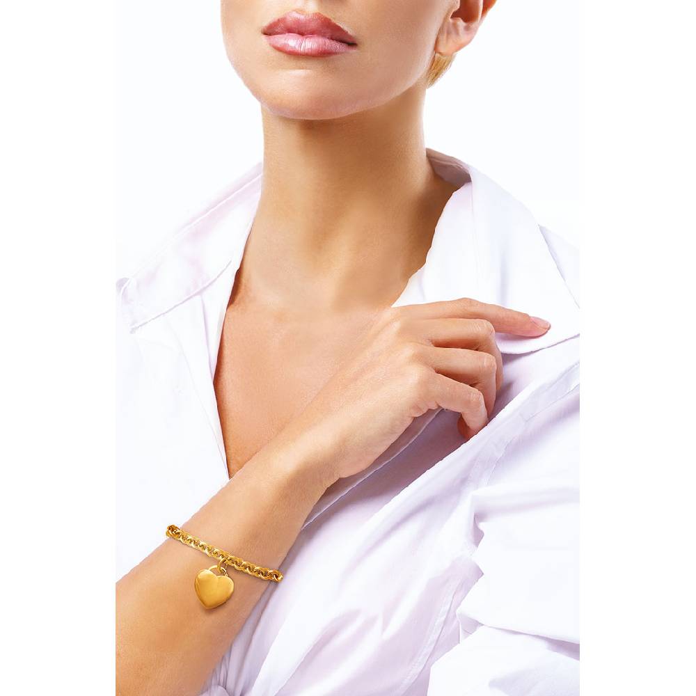 Opsobjects VICTORIA bracciale con cuore pieno Pezzi Unici