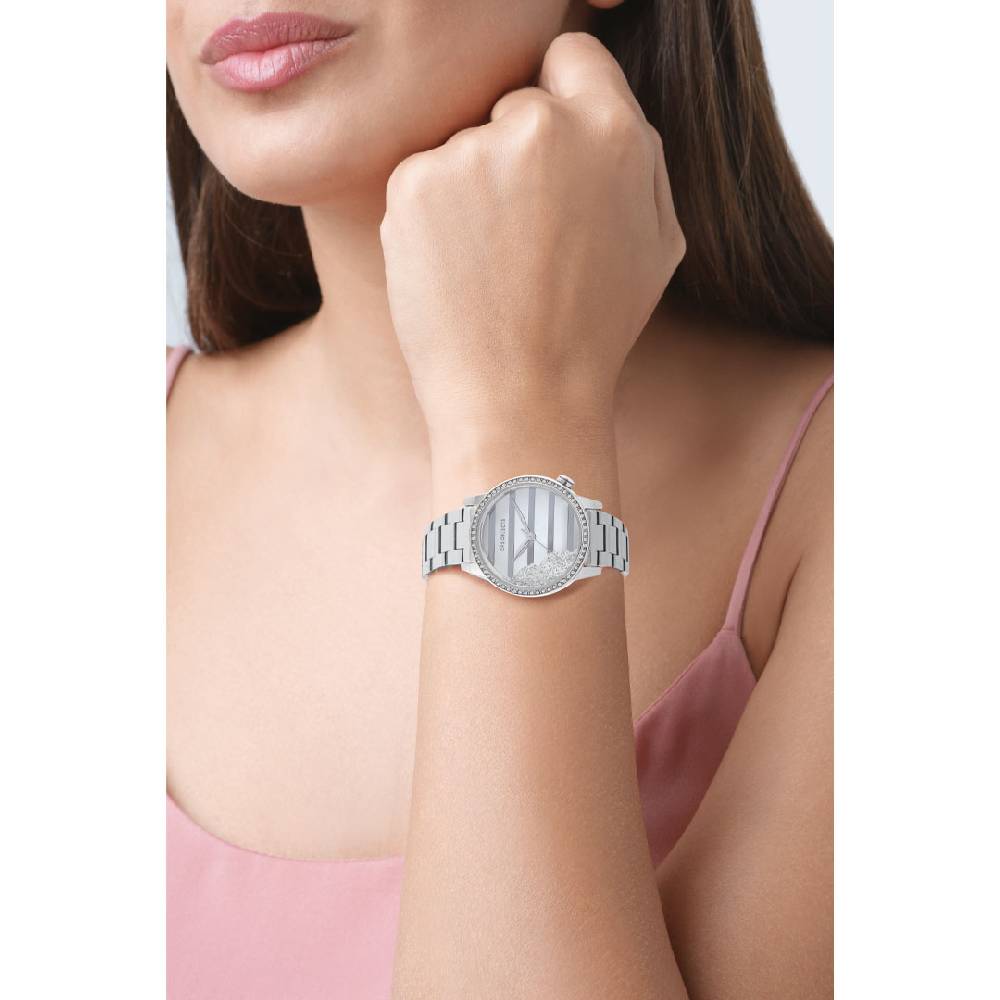Opsobjects DANCING LIGHTS orologio in acciaio Promozione Limitata