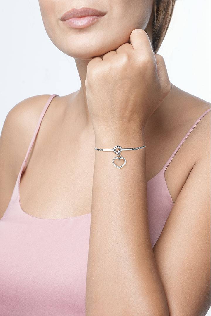 Opsobjects TWISTED bracciale cuore pendente Vendite Flash