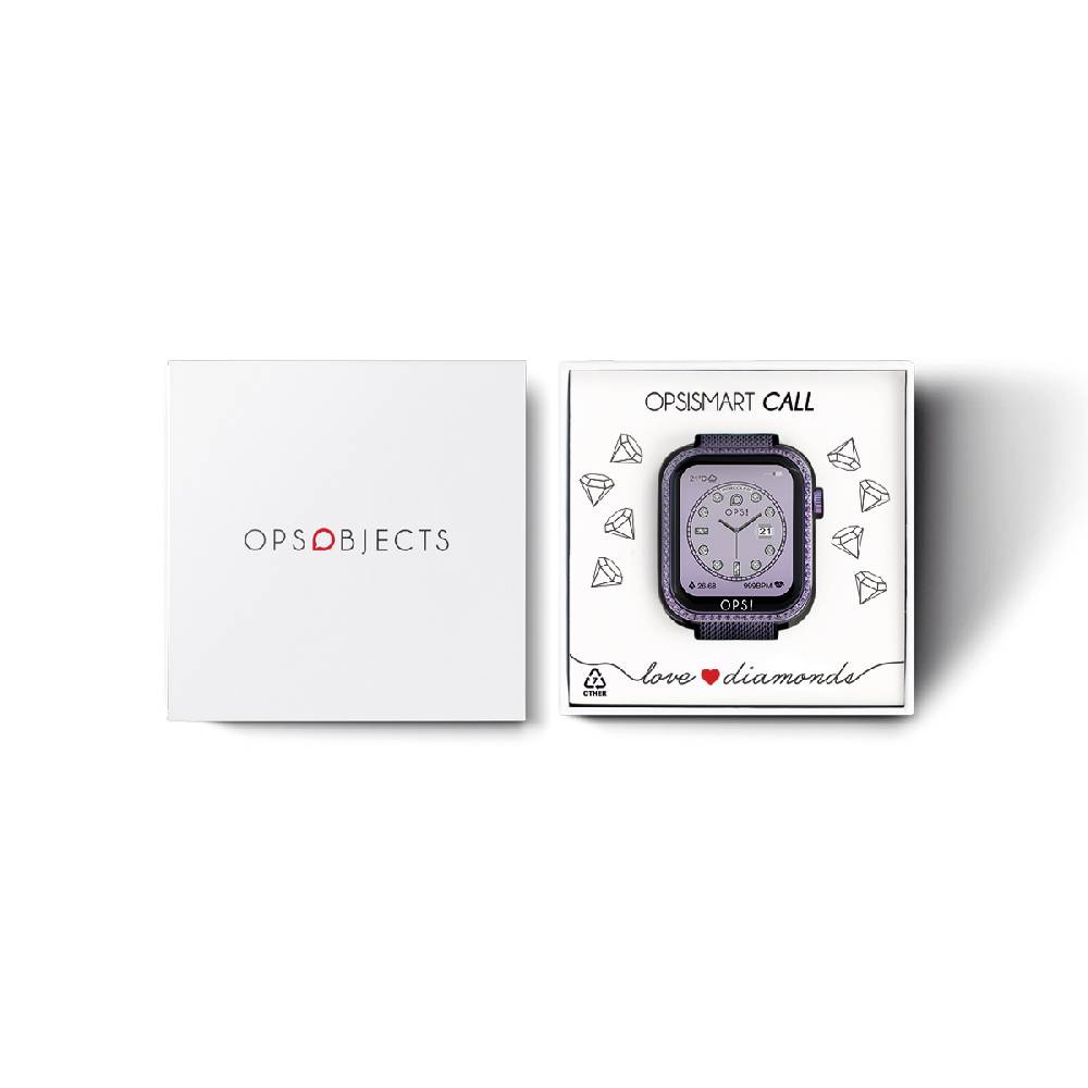 Opsobjects Smartwatch CALL Love diamonds Qualità Garantita