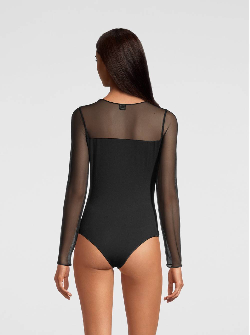 Oscalito Body maniche lunghe con inserto macramè 1388 Economico