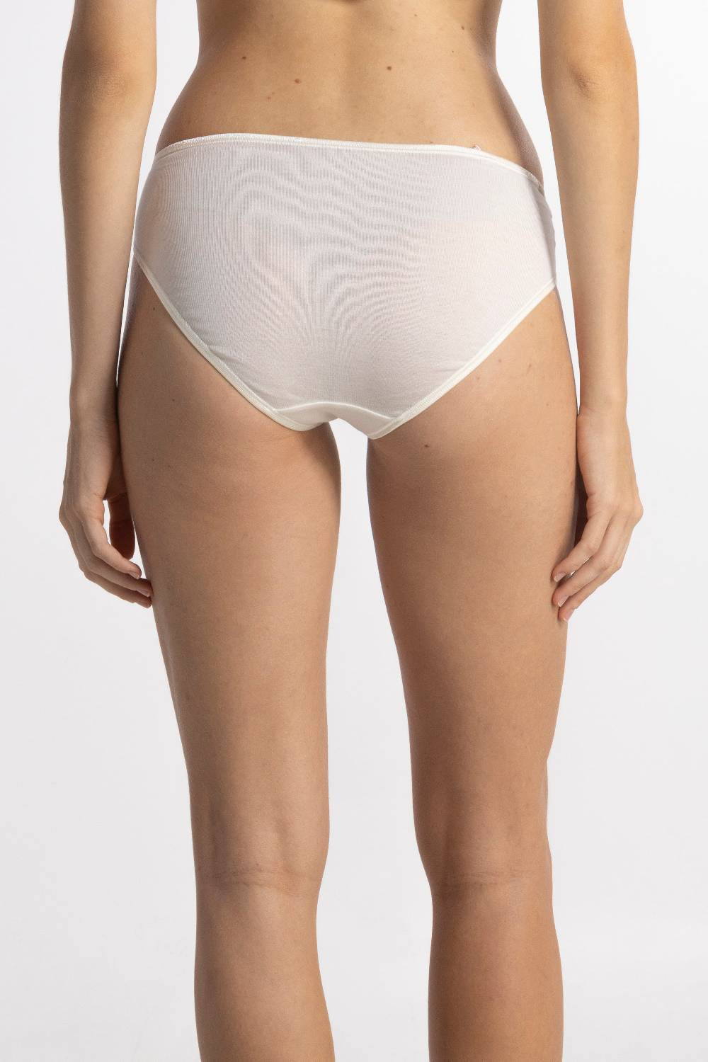 Oscalito Filoscozia Slip vita media con bordo in raso 16123 Moda