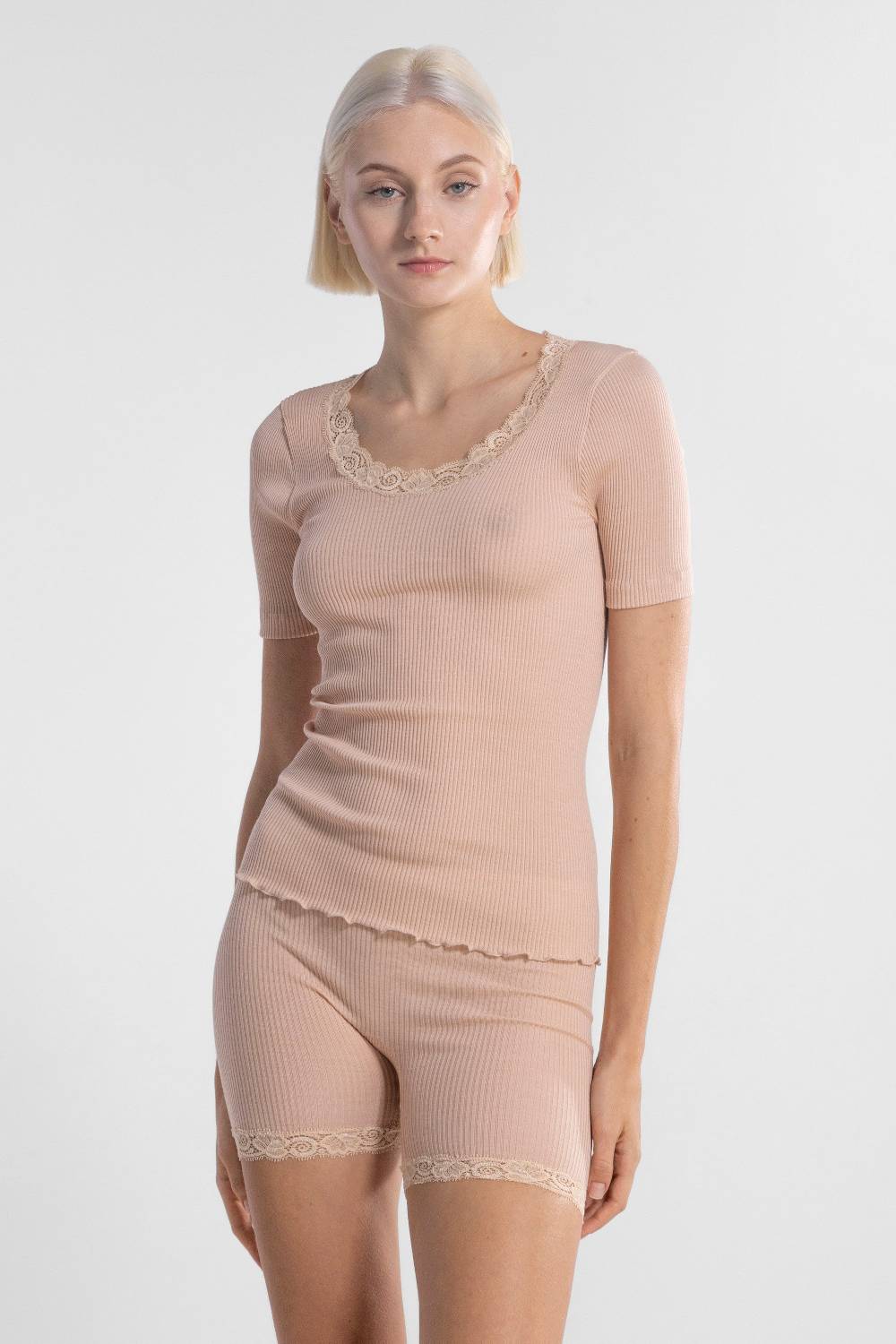 Oscalito T-Shirt Girocollo in Lana e Seta 3414 Shopping Online