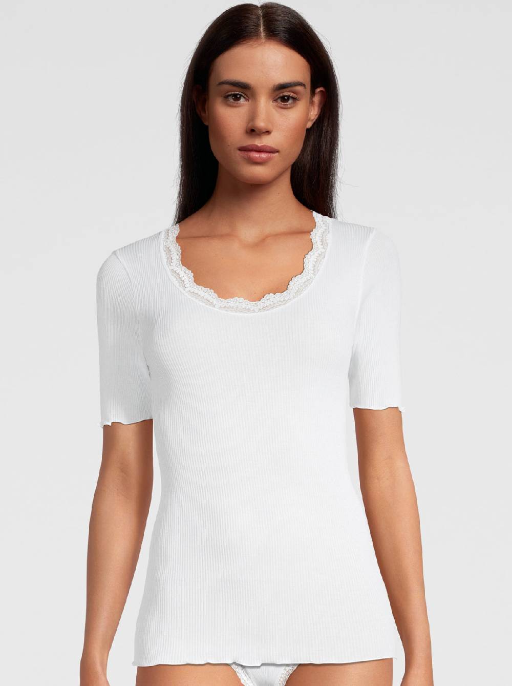 Oscalito T-shirt Filoscozia con Pizzo Leavers 3164 Affare Del Giorno