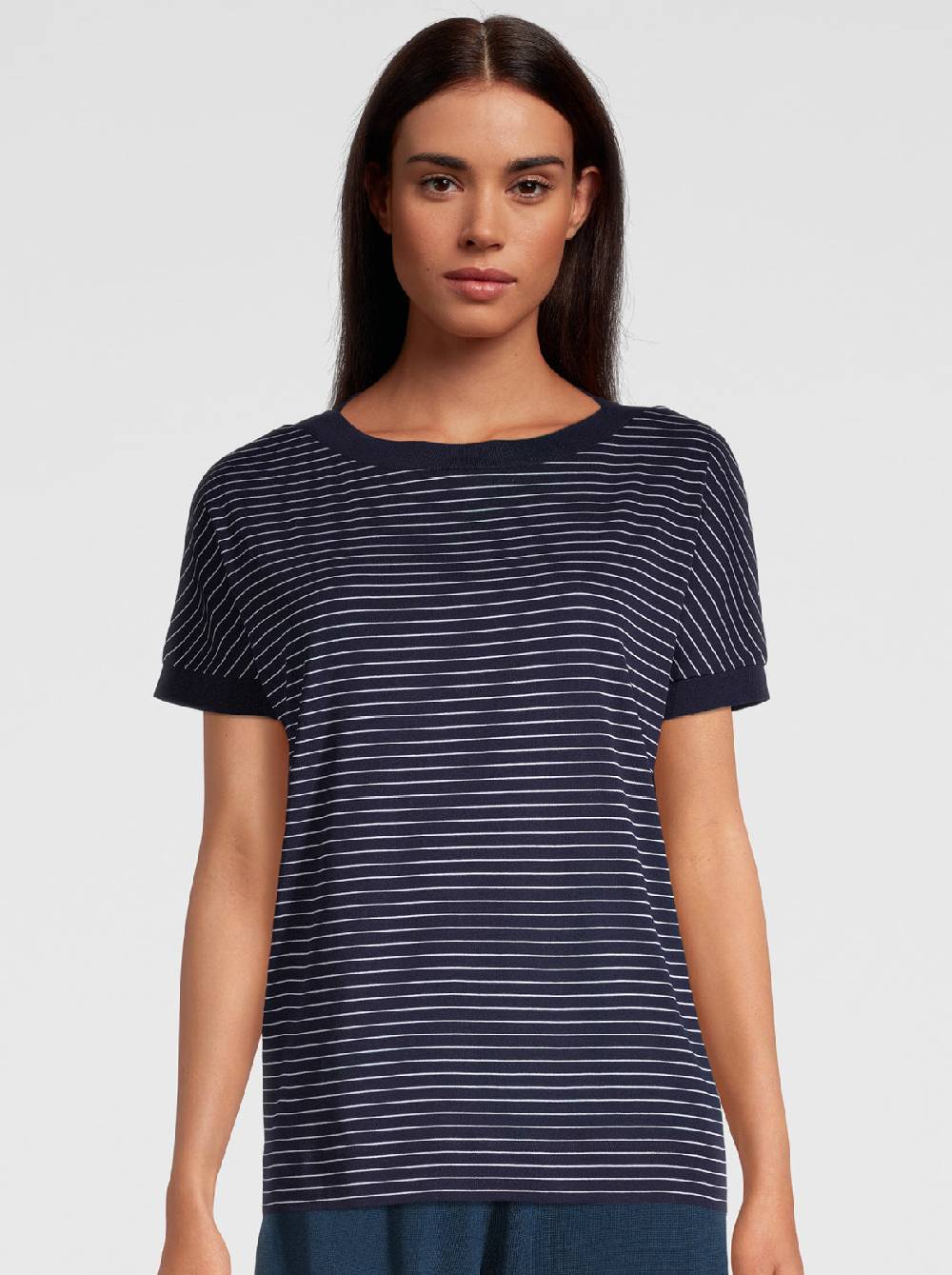 Oscalito T-shirt a righe in cotone 3181 In Saldo