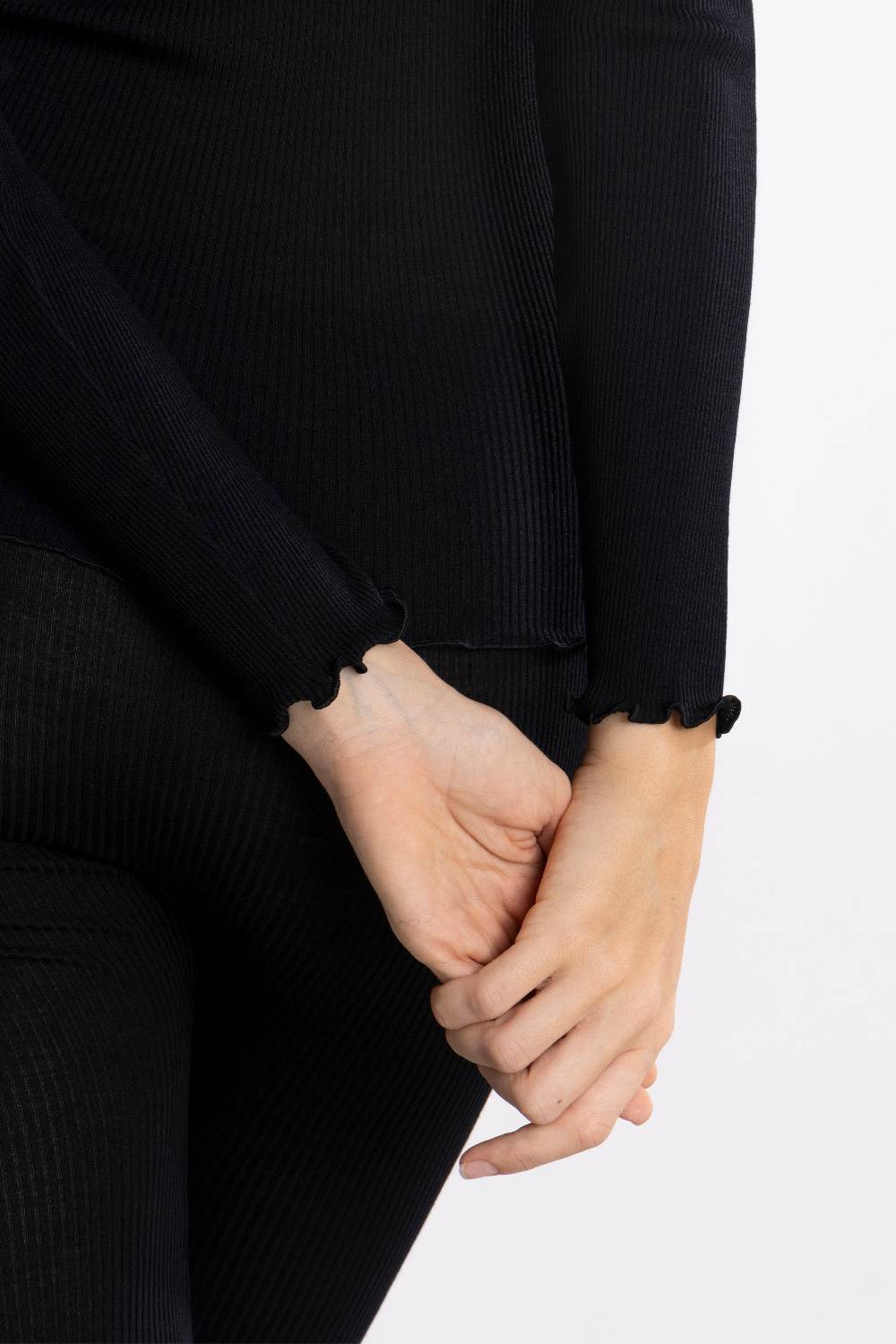 Oscalito Elegante camicia a maniche lunghe con bordi in raso 5304 Promozione Limitata