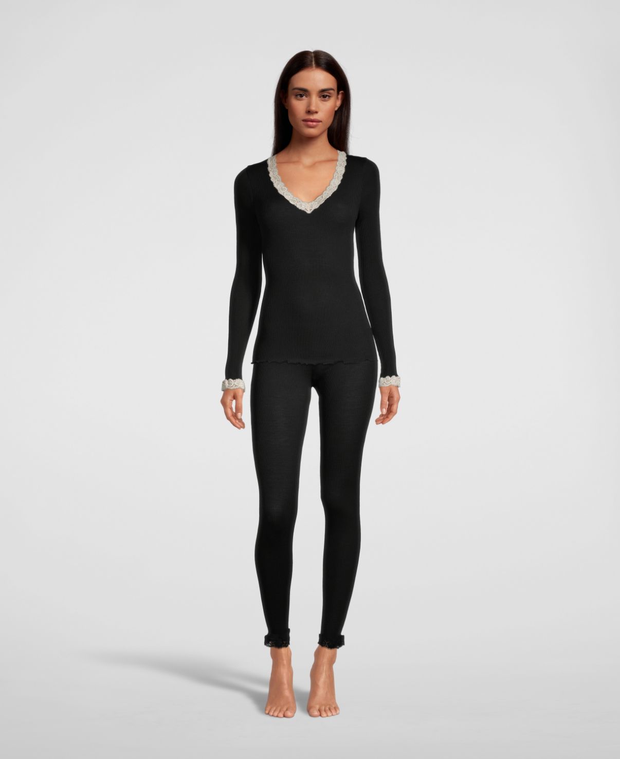 Oscalito Leggings tubolare con pizzo 3419