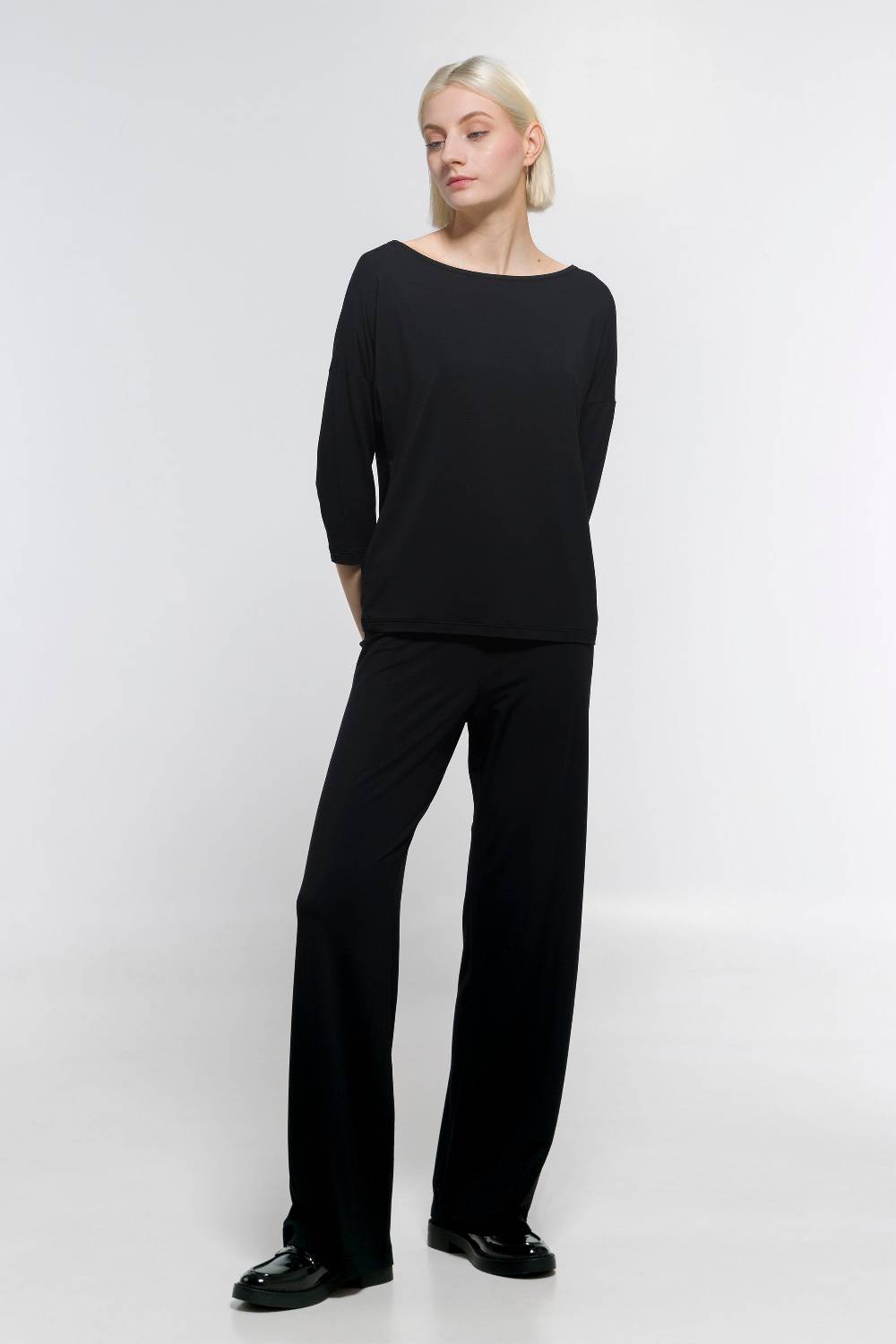 Oscalito Pantaloni in modal 1377 Prezzo Ridotto