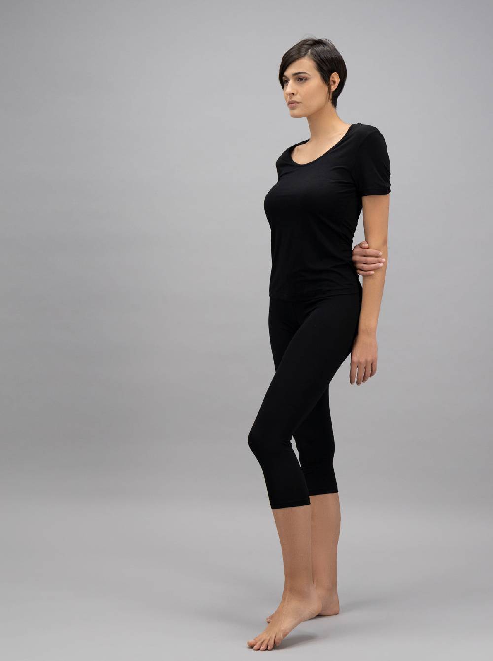 Oscalito Leggings in micromodal a vita alta 1235 Sottocosto