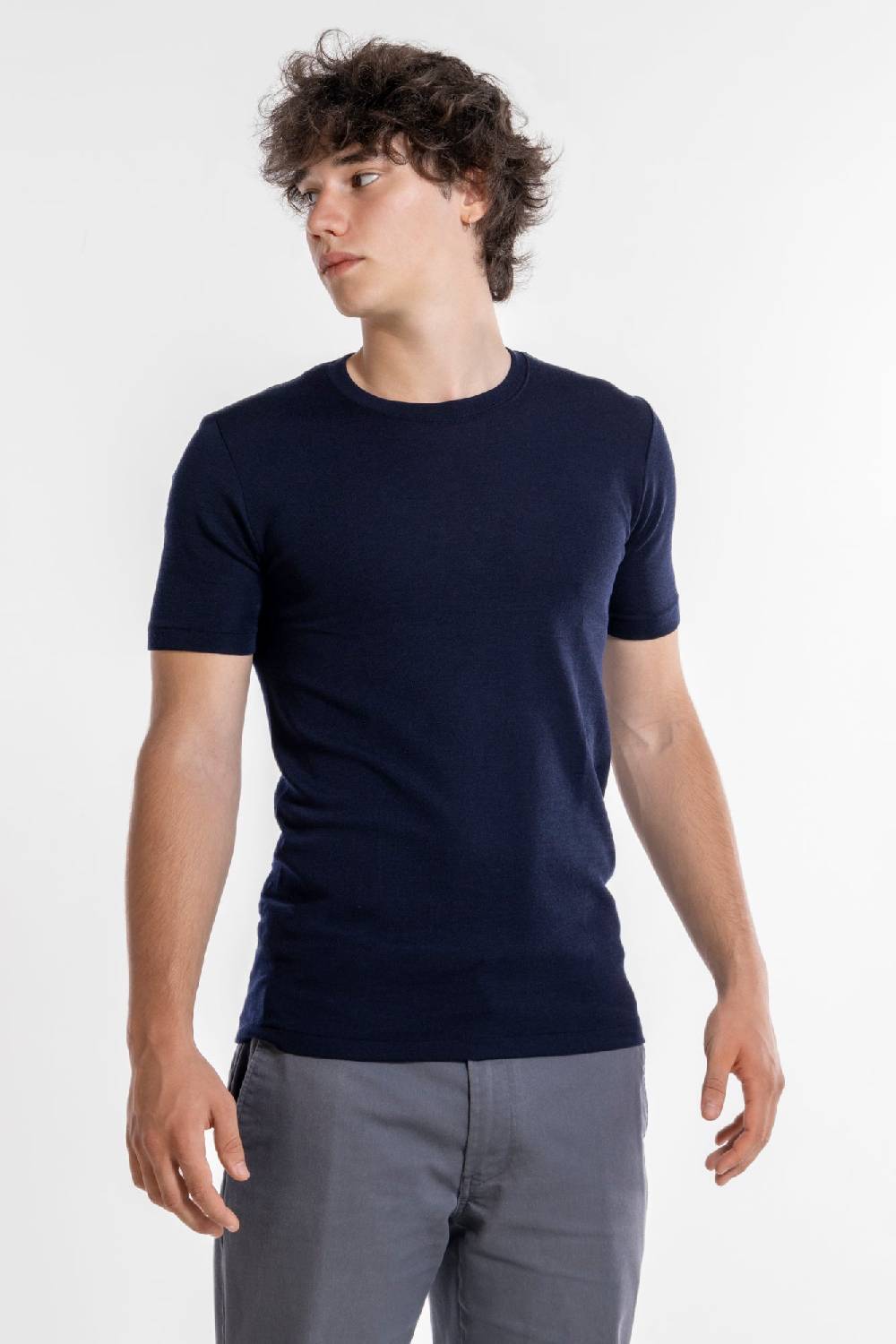 Oscalito T-Shirt Girocollo in Lana e Seta 624 I Più Venduti