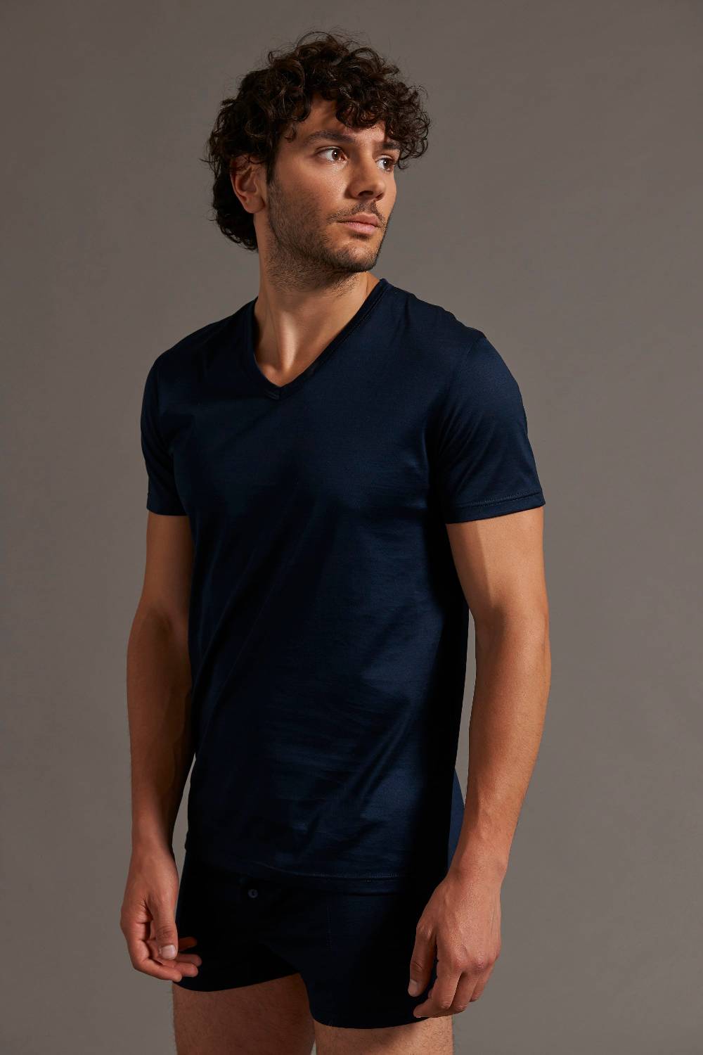 Oscalito Filoscozia® T-Shirt Scollo V 2602 In Linea
