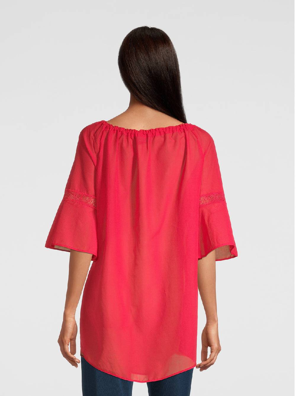 Oscalito Mini abito maniche lunghe in Voile Cotone 6566 Promozione