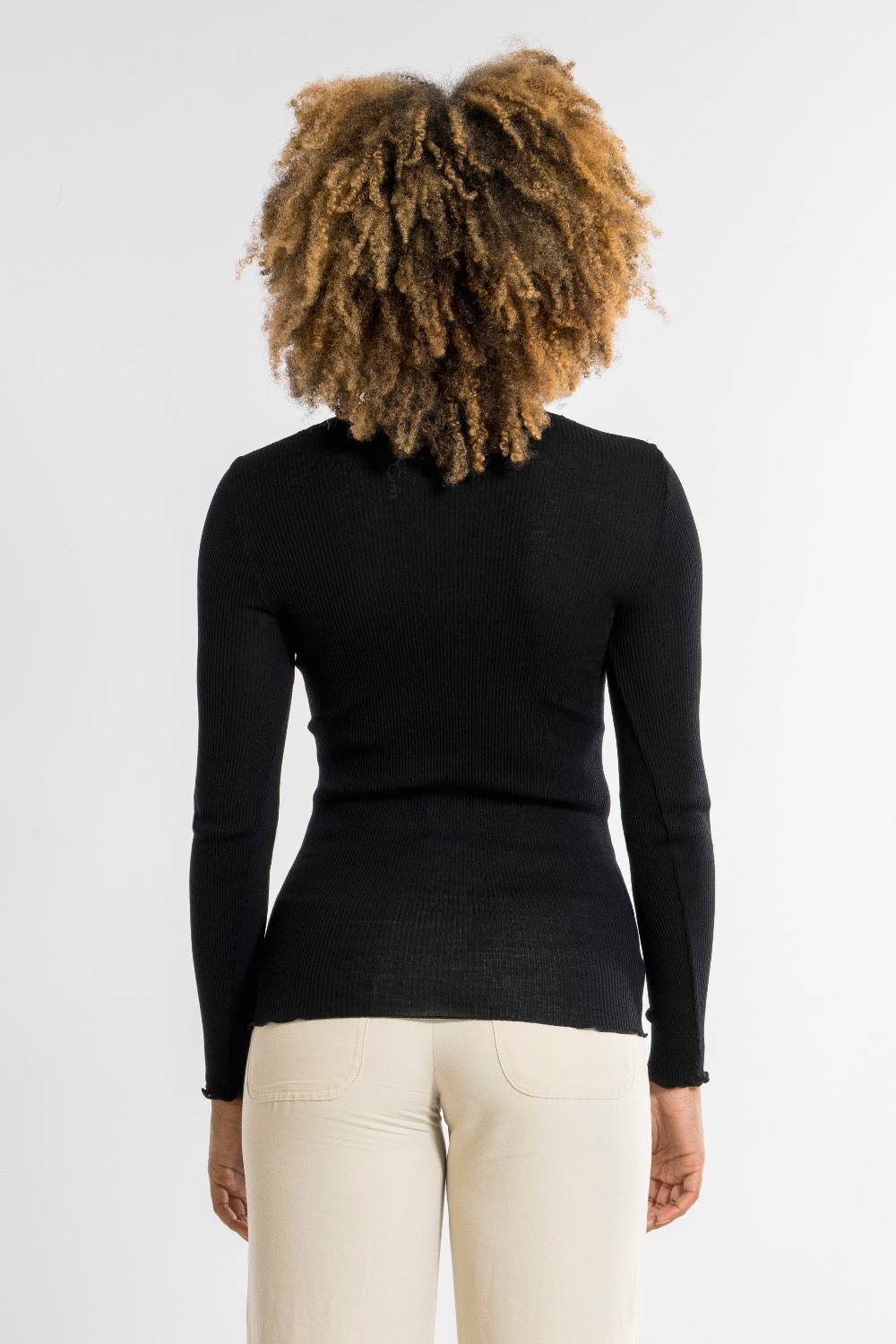 Oscalito Maglia a maniche lunghe donna lana e seta 6839 Consegna Veloce