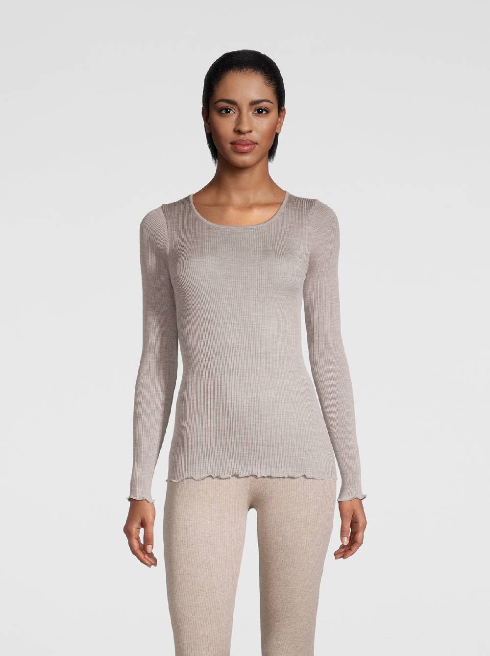 Oscalito Camicia a maniche lunghe in organza di seta 9515 Presa