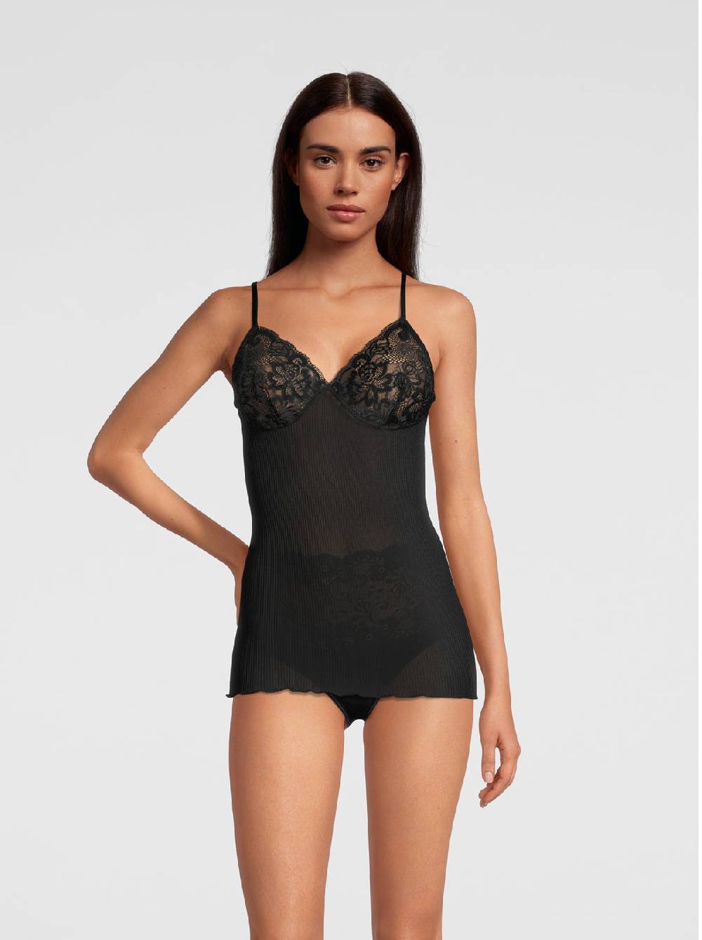 Oscalito Canotta in Pura Seta con Reggiseno 9462 Negozi Online