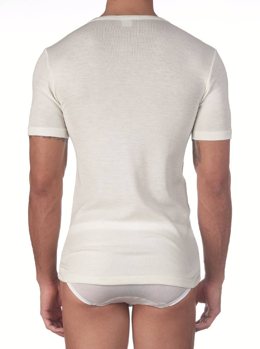 Oscalito T-shirt con scollo a V in lana merino 636 Hotsell