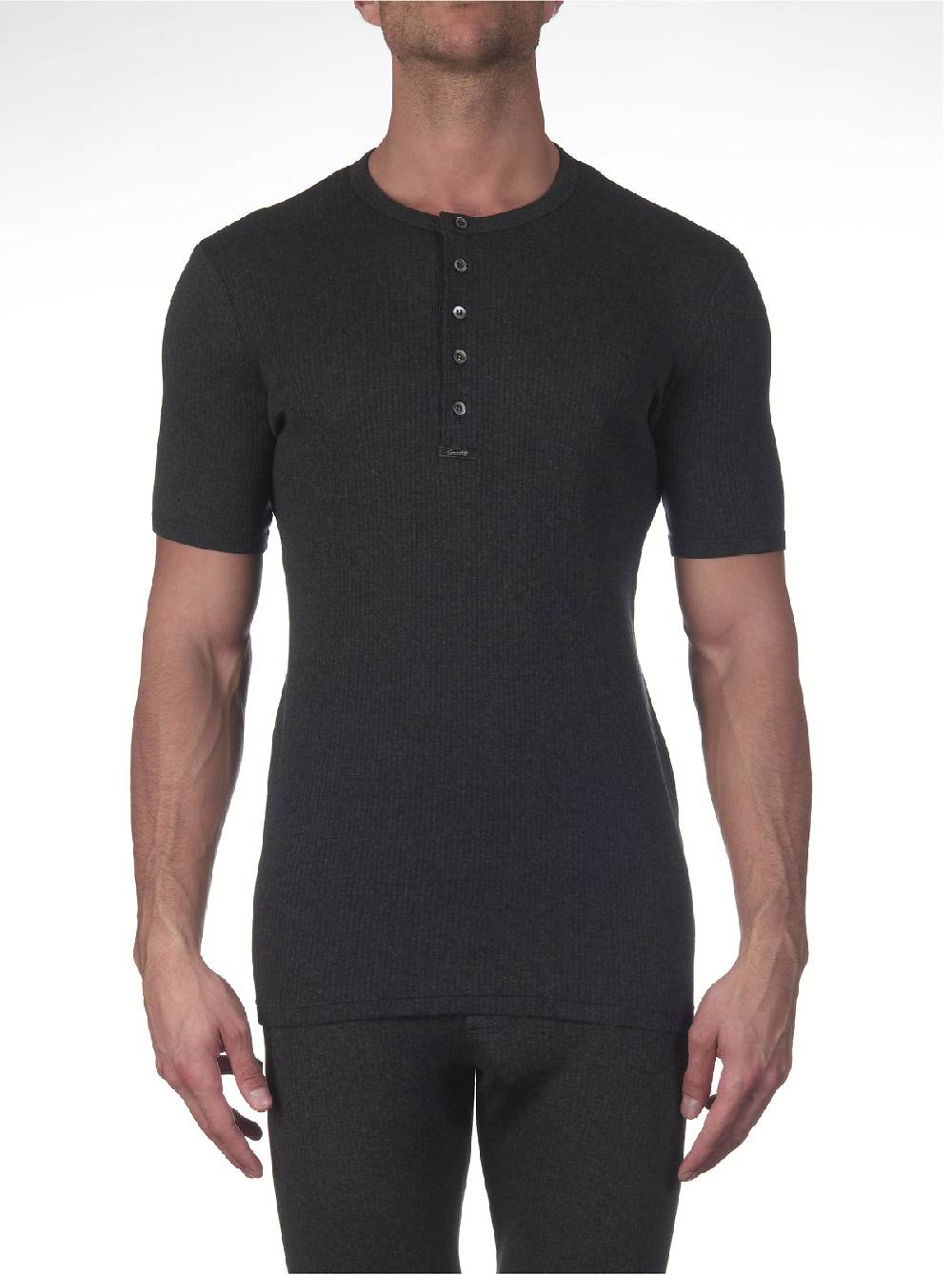 Oscalito T-shirt Apertura Bottone in Termotex® 5558 Italy