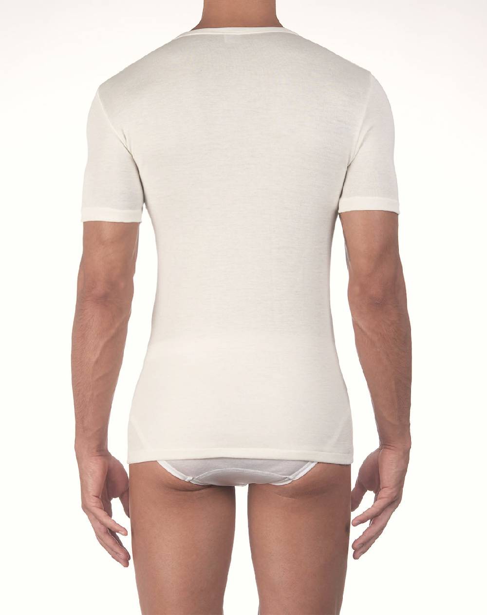 Oscalito T-shirt Cotone sulla pelle e Lana all'esterno 339 In Linea
