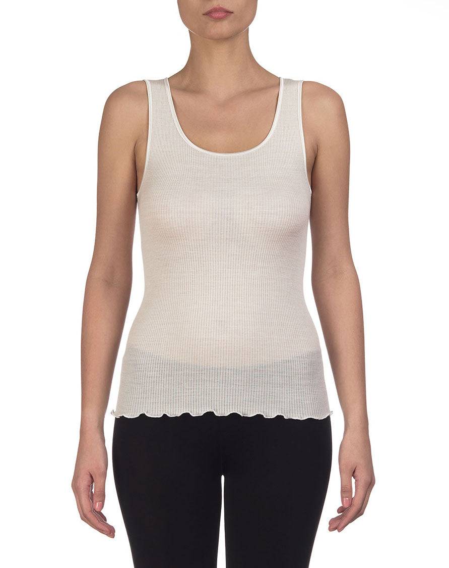 Oscalito Top in lana e seta con bordatura in raso 3422 Online