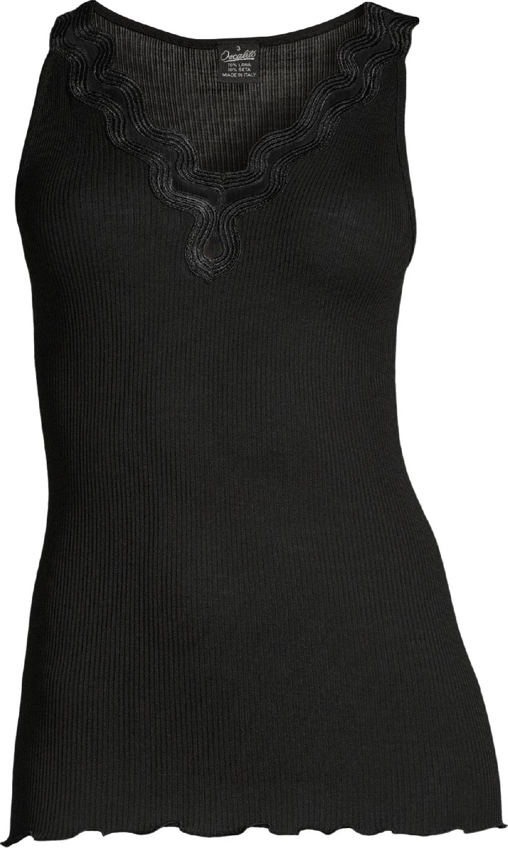 Oscalito Canotta con scollo a V The Waves 6655 Offerte