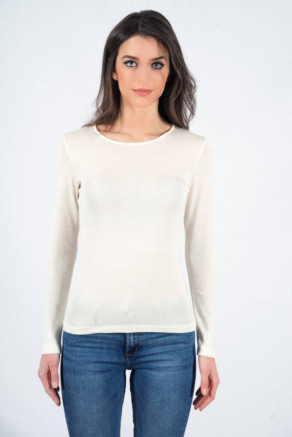 Oscalito Camicia a maniche lunghe lana e seta 3476 2025
