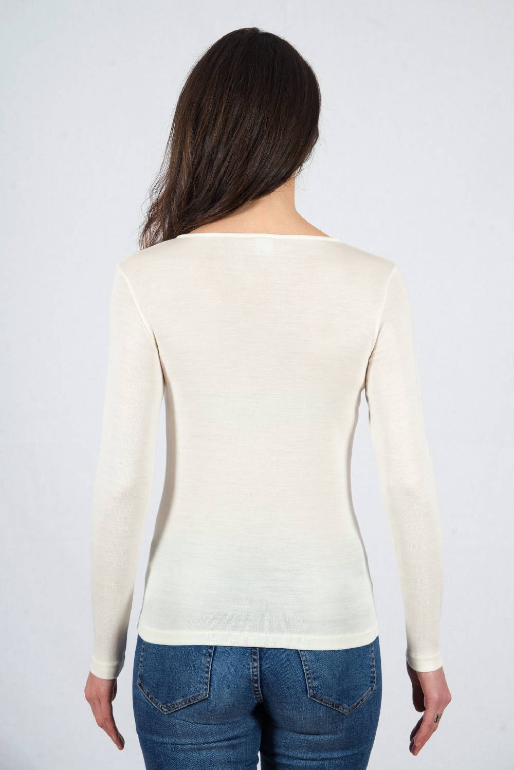 Oscalito Camicia a maniche lunghe lana e seta 3476 2025
