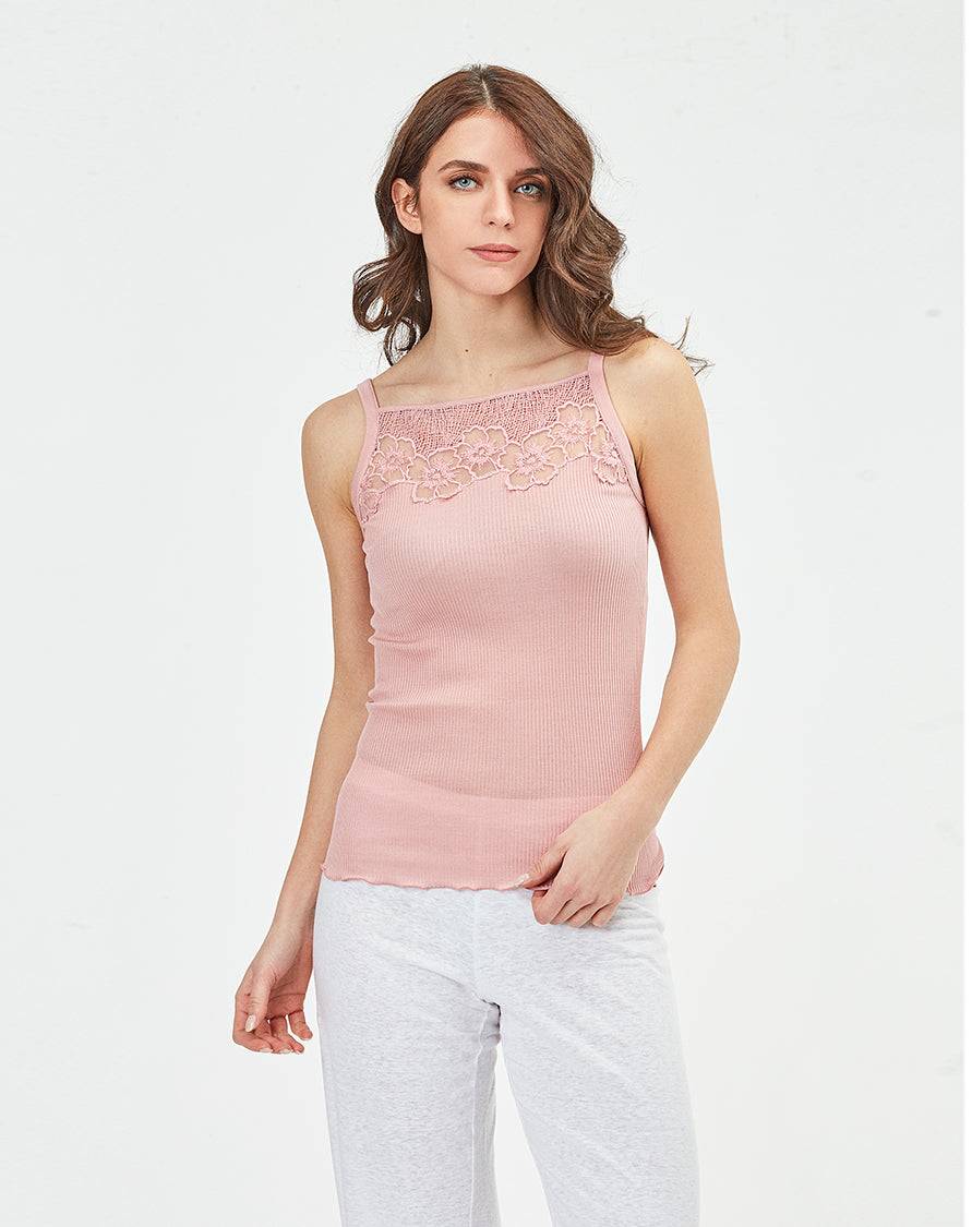 Oscalito Top Donna Smanicato 100% Cotone 5760 Vendita Economica