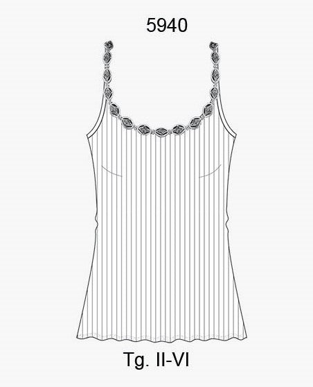 Oscalito Top Spaghetti Donna Lana E Seta 5940 Saldi Di Fabbrica