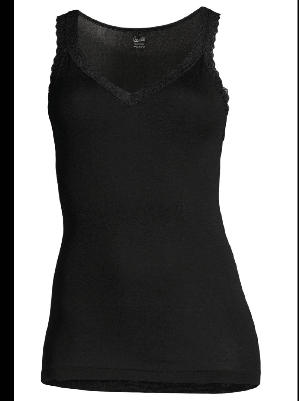 Oscalito Canotta Filoscozia® con pizzo leavers 314 Negozi Online