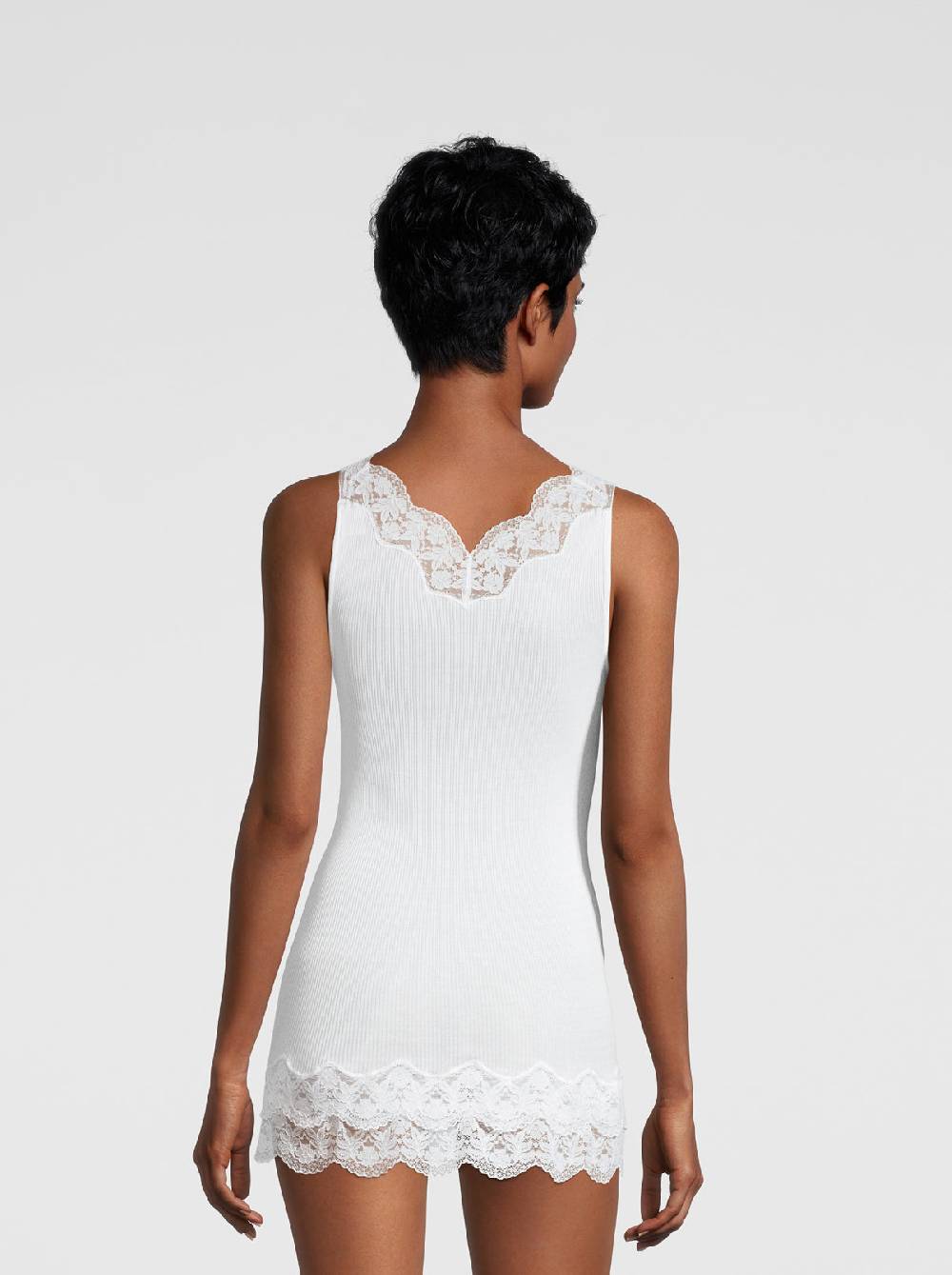 Oscalito Filoscozia Babydoll Canotta con Pizzo Leavers 7006 Acquista Ora