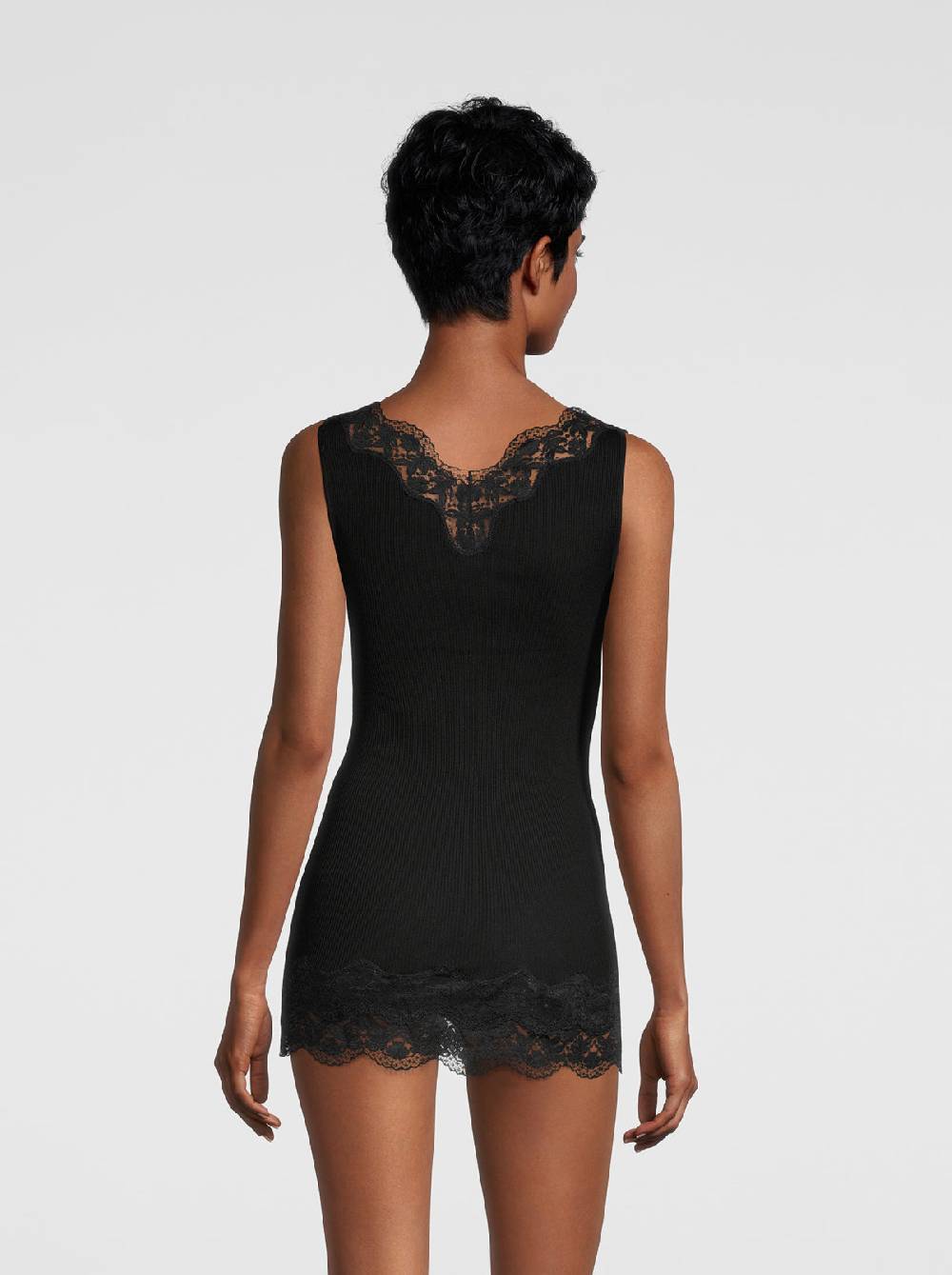 Oscalito Filoscozia Babydoll Canotta con Pizzo Leavers 7006 Acquista Ora