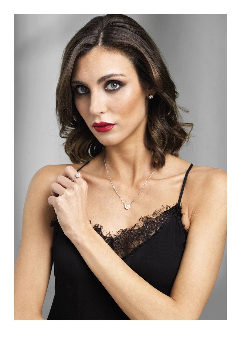 Ottaviani Collana rodiata con cubic zirconia Acquista Ora