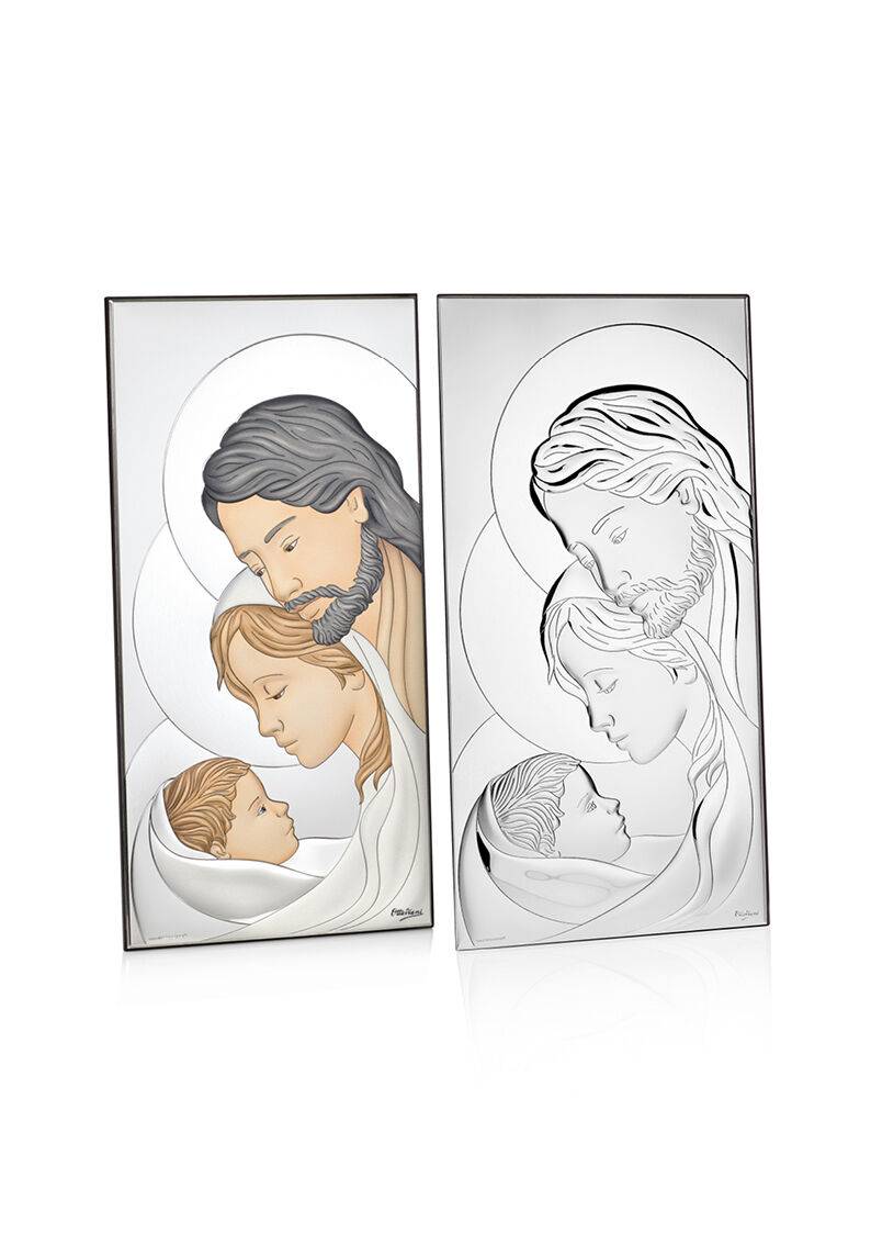 Ottaviani Icona verticale sacra famiglia 6x12 colorata Vendita Calda